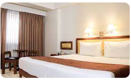 Palm Hotel bedroom